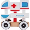 Medinis Žaislinis Automobilis - IBOX Greitosios Pagalbos Automobilis W05C012 Spalvingas