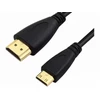 Kabelis Brackton HDMI Male - mini HDMI Male 3m Juodas