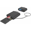 ICY BOX IB-CR204-CU3 2-in-1 USB 3.2 Gen 1 kortelių skaitytuvas