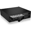 RAD ICY BOX IB-2242U2K 13,3 cm (5.25″) Atminties disko dėklas Juoda