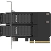 Icy Dock IcyDock Adapteris 2x M.2 NVMe to PCIe 4.0 x8 card bifurcation