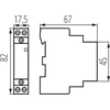 MODULINIS KONTAKTORIUS KMC-20-11 20 A 230 V AC IDEALUS