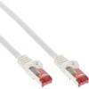 InLine 50vnt. Masinis paketas InLine ® Langų kabelis, S / FTP (PiMf), Cat.6, 250MHz, PVC, CCA, baltas, 1,5 m