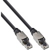 InLine ® Langų kabelis, U / UTP, 6A kat., be halogenų, AWG23, varis, juoda, 30m