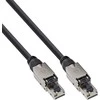 InLine ® Langų kabelis, U / UTP, 6A kat., be halogenų, AWG23, varis, juoda, 40m