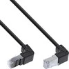 InLine ® Langų kabelis aukštyn / žemyn Anglija, S / FTP (PiMf), Cat.6, 250MHz, PVC, varis, juoda, 2,36m