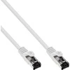 InLine ® Patch kabelis S / FTP PiMF Cat.8.1 Halogenas nemokamai 2000MHz balta 5m