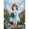 Ideyka Deimantinė mozaika - Angelas sode 30x40cm