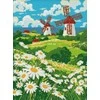 Ideyka Deimantinė mozaika be rėmo - Ramunių laukas 30x40