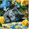 Ideyka Painting by numbers 40 x 40 cm KHO6795 Mėlyna-eyed kitten AP0098