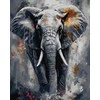 Ideyka Paveikslas pagal skaičius - Didingas dramblys 40x50cm