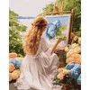 Ideyka Tapyba pagal skaičius: MENININKĖ art_selena_ua 40x50 dėžutėje