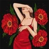 Ideyka Paveikslas pagal skaičius - Paslaptingas grožis 40x40cm