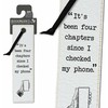 Bookshop Literary Bookmarks - Checked My Phone