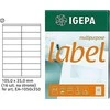 Lipni etiketė 105x35 IGEPA