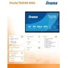 „IIYAMA TE6515A-B1AG“ 65 colių stilingas IFP monitorius „iiWare21E“ 3840x2160 UHD IPS „Android“ 14, 16/128 GB, 2xHDMI DP, 2xUSB-C, VESA 600x400