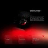 Rampage Hydra Pro Pad ausinės RGB 2.4G, juodas, magnetiniai paleidikliai