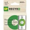 GP ReCyko D / R20 3000mAh baterijos 2 vnt.