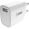 Įkroviklis 2GO Įkroviklis su kablem Lightning - balta 10,5W 1x USB-A