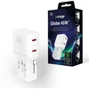 3Mk apsauga 3mk incharge® Globe 45W™ 2C PD QC4+ PPS SCP AFC US/EU/AUS/UK Baltas