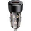 Automobilinis įkroviklis Acefast B12 60W USB-C/USB-A juodas