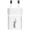 AKYGA WALL CHARGER 25W USB C GAN PD Baltas AK-CH-22