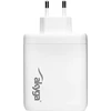 Įkroviklis jungiama į tinklą Akyga AK-CH-24 140W 3x USB-C + USB-A PD GaN 5-28V / 1.5-5A balta