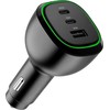Įkroviklis Alogic Alogic KFZ Lagegerät 165W 3Port 2xUSB-C+1xUSB-A+USB-C kabelis