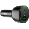Įkroviklis Alogic Alogic KFZ Lagegerät 165W 3Port 2xUSB-C+1xUSB-A+USB-C kabelis