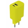 Alogy Telforceone Setty įkroviklis USB + USB-C 20W LSIM-AC-2011 lime