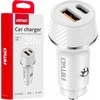 Automobilinis įkroviklis USB-A + USB-C 20W 12/24V AMiO-03878