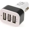 Amio Automobilinis telefono įkroviklis 3xUSB baltas PCH-03