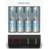 Ansmann Comfort Smart Charger įsk. 4 AA Minjono šikšnosparnis. 2100 mAh