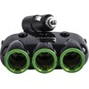 AWEI įkrovimo šakotuvas C-353 12V + 2 USB, juodos spalvos