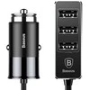 Įkroviklis automobilinis Baseus CCTON-01 (4xUSB 5.5A) juodas