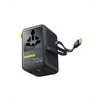 Įkroviklis Baseus Baseus EnerCore CG11 Charger Retractable 2AC+2U + 70W, Juodas