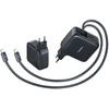 Įkroviklis Baseus EnerCore CJ21 67W su gniazdem USB-C i dwoma zwijanymi kablami USB-C - juoda
