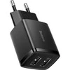 Baseus Sieninis įkroviklis 10.5W 2xUSB 2.1A, juodas
