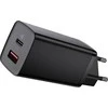 Baseus GaN2 Lite greitas kelioninis įkroviklis USB + C 65W EU - Juodas