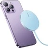 Baseus Simple Mini3 magnetinis belaidis įkroviklis 15 W (mėlynas)