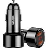 Baseus Magic automobilinis įkroviklis 2x USB QC 3.0 45W - Juodas