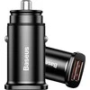Baseus Square automobilinis įkroviklis 2xUSB QC3.0 5A 30W - Juodas