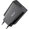 Baseus Speed Mini greitas įkroviklis USB-C PD 3A 20W juodas