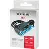 Blow Automobilio cigarečių žiebtuvėlio skirstytuvas 1xKIŠTUKAS/3xLIZDAI+2xUSB CS-35 laidas