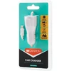 CANYON automobilinis įkroviklis C-033 2.4A/USB-A su integruotu „Lightning“ Baltas