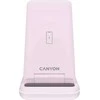 CANYON belaidis įkroviklis WS-304 15W 3in1 Iced Rožinė