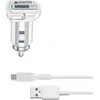 Ja Micro As Cellular Line AUTOMOBILINIO ĮKROVIMO RINKINYS SAMSUNG 15W TYPE-C Baltas