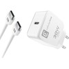 Įkroviklis Cellular Line įkroviklis USB-C Apple 30W PD Baltas (ACHIPHKITC2CPD30WW)