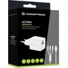Įkroviklis Conceptronic CONCEPTRONIC Ladegerät 2Port 33W,1xUSB-C,1xUSB-A +3-in-1 sw