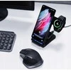Crong – Set GaN Sieninis 35W įkroviklis ir belaidis įkroviklis PowerSpot Pivot Stand 3in1